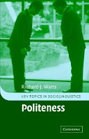 Politeness / Richard J. Watts.