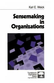 Sensemaking in organizations /