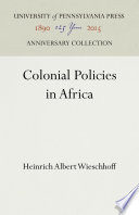 Colonial policies in Africa
