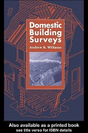 Domestic building surveys /