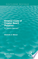 External costs of coastal beach pollution : an hedonic approach /