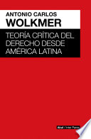 Teoria critica del derecho desde America Latina /