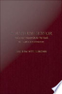 Southern honor : ethics and behavior in the old South / Bertram Wyatt-Brown.