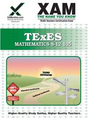 Mathematics 8-12 : teachers certification exam /