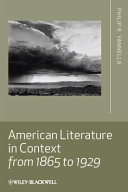 American literature in context from 1865 to 1929 /