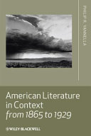 American literature in context from 1865 to 1929 / Philip R. Yannella.
