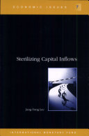 Sterilizing capital inflows /