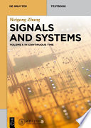 Signals and systems. Weigang Zhang.
