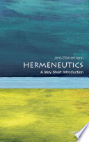 Hermeneutics : a very short introduction /